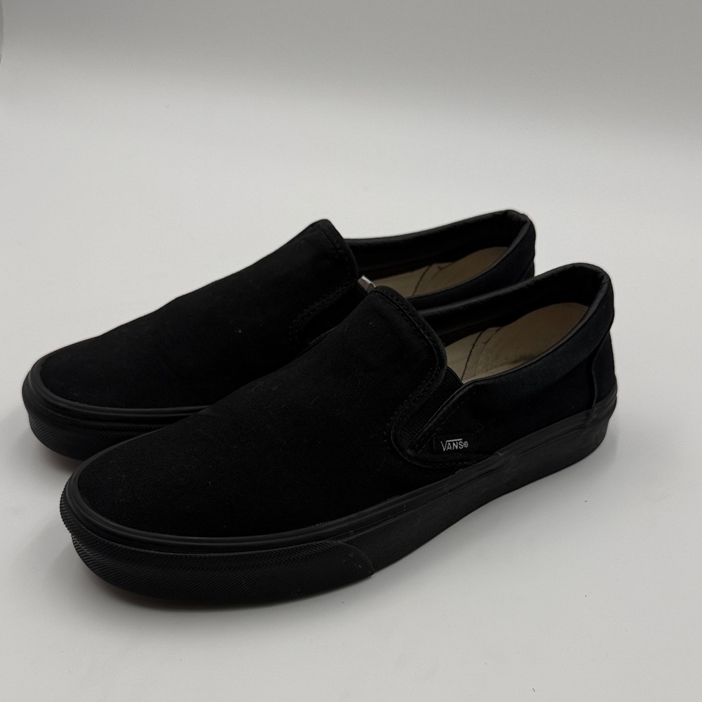 Vans Black Slip-On Sneakers
